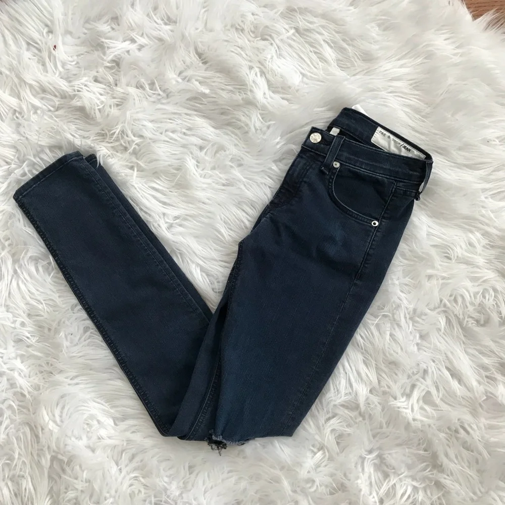 NWT • Rag & Bone • The Skinny Jean Terra Blues 25